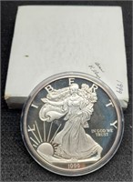 1999 12 Troy Oz. Proof Silver Eagle w/