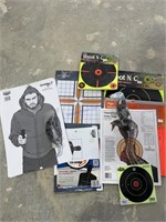 Shooting targets and glasses