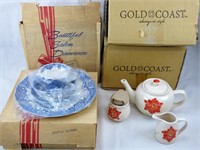 Salem Dinnerware & Gold Coast Tea Set
