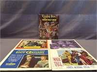 8 VINTAGE 14 INCH MOVIE POSTERS, 1972 RINGLING