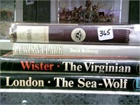 5- 1935 Vintage Books, The Virginian, ect