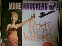 Autographed Rusty Warren "Knockers Up" 1950s-1960s