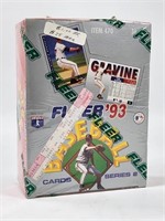 1993 FLEER BASEBALL SEALED WAX BOX