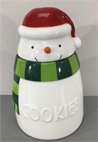 Small Snowman Cookie Jar