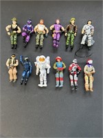 Lot of (12) Action Figures