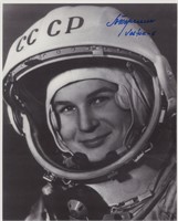 Valentina Tereshkova signed photo