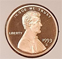 PROOF LINCOLN CENT-1993-S