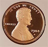 PROOF LINCOLN CENT-1984-S