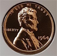 PROOF LINCOLN CENT- 1964-P