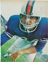 Walt Patulski signed magazine photo