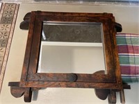 Wooden Medicine Cabinet.  19” x 23”