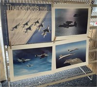 US Air Force Thunderbirds 1996 & 3 Other Posters