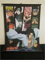 42.5 x 31 in anime fabric poster