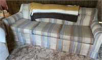 Mid-Century Sofa Queen Sleeper & 3-color Crochet