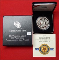 2019 American Legion Proof Silver Dollar