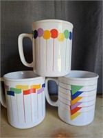 1980s Iconic Pattern Mugs - Rainbow