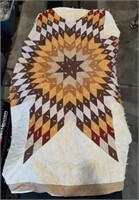 Lonestar handmade quilt, 83x86