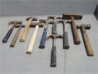 Box of Miscellaneous Hammers