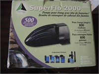 SUPER FLO 2000 POND PUMP-WORKS