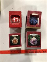 4 Hallmark Ornaments