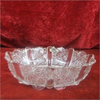 Fenton crystal bowl. w/sticker.