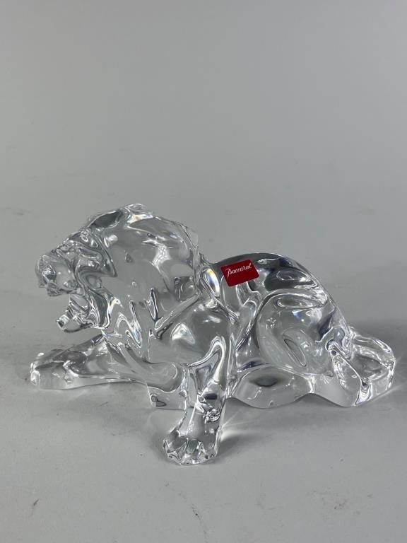 Baccarat Crystal Lion