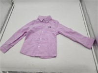 Kids Long Sleeve Button-Down Shirt - 100