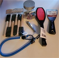 Brushes, Keyrings, Putty Knife and More