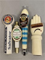 4 Brewery Tap Handles
