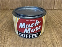 Vintage Much More Coffee Can