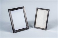 TWO STERLING PICTURE FRAMES