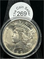 1923 Peace Dollar UNC No Mint Mark