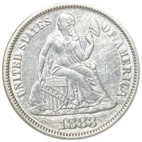 1883 Seated Liberty Dime UNCIRCULATED