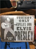Metal tonight only Elvis sign