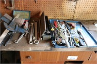 ASSORTED TOOLS, VICES ETC.