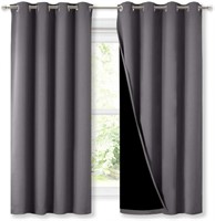 NICETOWN Blackout Curtains  2P  W52 x L63