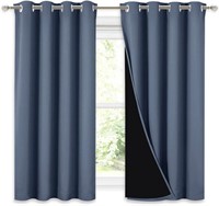 NICETOWN Blackout Curtains  W55 x L57  Blue