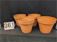 4 - 13.8 Terra Cotta Planters
