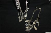 LADIES NECKLACES SILVER IN TONE