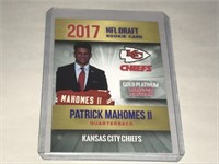 Patrick Mahomes Football Card