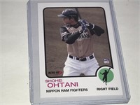 Shohei Ohtani Baseball Card
