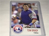 Tom Brady Baseball Card