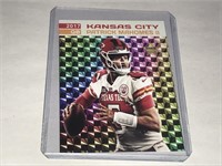 PAtrick Mahomes Football Card