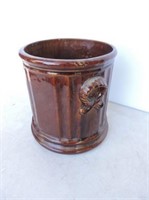 Brantford Pottery Brown Glazed Pot