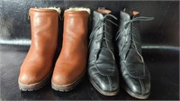 Women's Cole Haan Boots, Brown Leather Boots Size