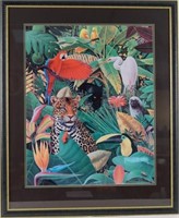 Charles Lynn Bragg lithograph " Jungle Story"