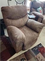 Brown Micro Suede Recliner