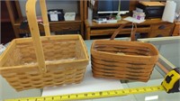 2 baskets - 1 is Longaberger and