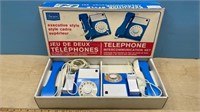 Vintage Sears Telephone Intercom Set w/Original