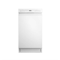 Midea 18 in. Front Control Dishwasher  White